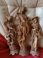38-48 Cm Chinese plaster sculpture family
