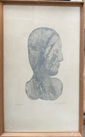 Lajos Kondor: girl's head