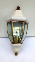 Kolarz kültéri fali lámpa réz porcelán üveg ALKUDHATÓ