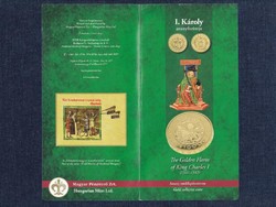 I. Károly aranyforintja .986 arany 10000 Forint 2012 prospektus (id77931)