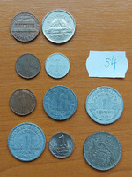 10 mixed coins 54