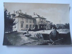 D195303 old postcard Mindszent (hódmezővásárhely) council house 1957