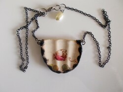 Antique w.A. Handmade tiffany pendant from Adderley earthenware