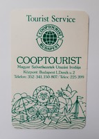 Kártyanaptár Cooptourist 1981