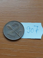 Switzerland 2 rappen 1963 / b mint mark (bern), bronze 907