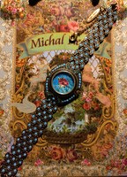 ÚJ! Eredeti MICHAL NEGRIN türkiz karóra