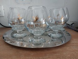 Remy Martin cognac stemware, glass glass, goblet set of 2*4 pieces