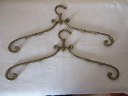 Old, brass hangers, baroque style.. Negotiable!