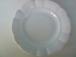 Old white Zsolnay porcelain small plate