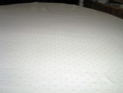 Beautiful huge small checkered butter yellow damask tablecloth