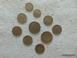 Maláj - Félsziget - Borneo fémpénzei 10 darab LOT !