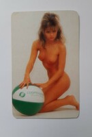 Card calendar cooptourist 1988 - erotic - nude - erotic
