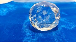 Crystal polished paperweight