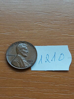 USA 1 CENT 1961 D, LINCOLN 1210