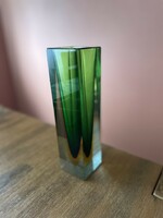 Muránói Sommerso üveg váza