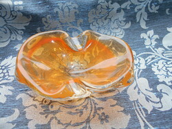 Czech glass-heavy-thick bowl