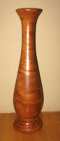 Retro wooden vase 35 cm high