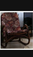 Very strong rattan wicker rocking chair