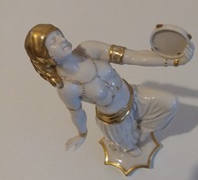 Porcelain dancer with tambourine from 1910