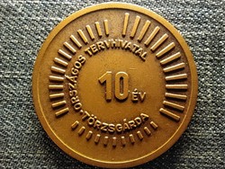 National Planning Office Staff 10 years after bronze commemorative medal (id44841)