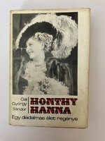 Sándor Gál György: the book Honthy Hanna