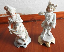 Antique baroque couple - German porcelain figure