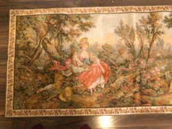 Tapestry, 75x190 cm, French, marked