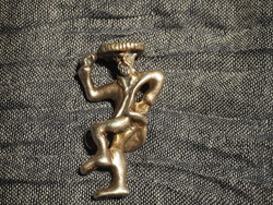 Judaica ezüst figura