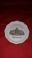 Antik AQUINCUM fodros szélű kerek porcelán tálka ZALAEGERSZEG  8 cm átmérő a képek szerint