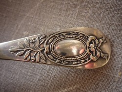 Spoon with silver-plated sauce