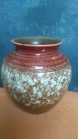 German art deco / bauhaus marked glazed ceramic vase