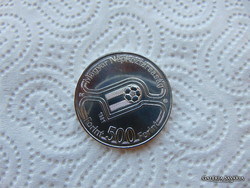 1981 - 82 ezüst 500 forint Labdarúgó VB