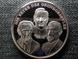 Germany's 40th anniversary of the Fathers of the Constitution.925 Silver Medal PP (ID48797)