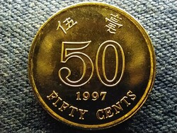 Hongkong 50 cent 1997 UNC FORGALMI SORBÓL (id70161)