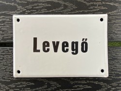 Levegő - zománctábla (zománc tábla)