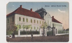 Hatvan, Hatvani Deutsch kastély. Vasúti levlap., K. J., Bp. 1919/1923. Postatiszta.
