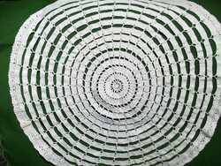 Old crocheted tablecloth