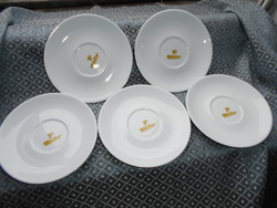 5 db Tchibo felirattal,  német porcelán tányér - soha nem volt használva 800  ft/db