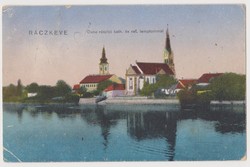 Ráczkeve, Duna-részlet … 4912 sz. Münich Jenő Kk., cca. 1920. Postatiszta.
