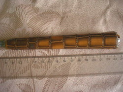 Old spring-loaded 53 cm long and thick handle, so you don't have to bend over, rarity shoe spoon for sale