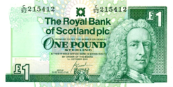 Scotland 1 pound sterling 2001 oz