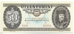 50 forint 1989 UNC