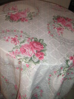 Beautiful pink double duvet cover in Provence & vintage style