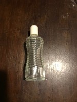 Perfume/cologne glass. In unbroken and cracked condition. Size: 14 cm high and 14 cm in circumference