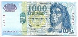 1000 forint 1999 MINTA UNC