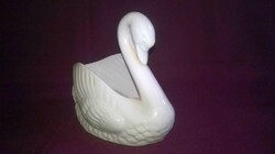 Pici, ceramic swan, shelf decoration or offering, basket - 01.