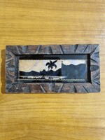 Rio wood framed small picture