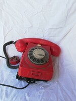 Retro red phone