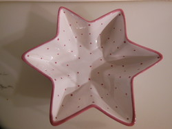 Bowl - gmundner - 21 x 21 x 5 cm - star-shaped - ceramic - beautiful - flawless