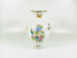 Herendi, victoria (vbo) patterned vase, hand-painted porcelain, perfect (h120)
